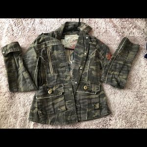 4/$20 Camo jean jacket